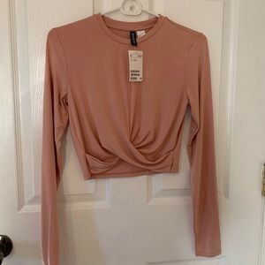 Forever 21 Long Sleeve Crop Top